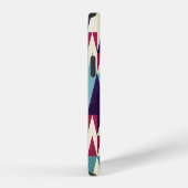 Coque iPhone 12 Motif géométrique triangle rétro (Côté droit)