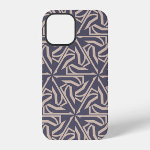 Coque iPhone 12 Motif hipster avec des éléments polygonaux. Triang