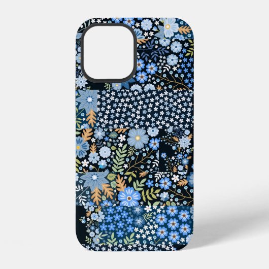 Coque iPhone 12 Motif patchwork sans couture à partir de différent (Verso)
