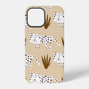 Coque iPhone 12 Motif peau de léopard