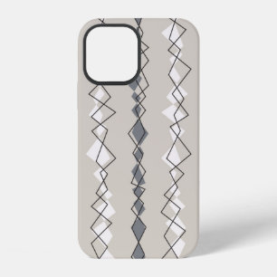 Coque iPhone 12 Motif sans couture avec des rayures colorées