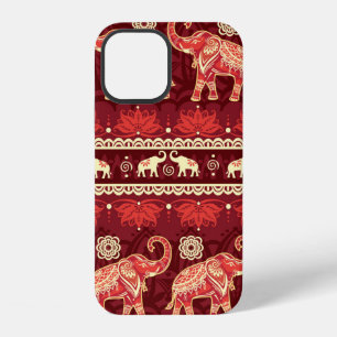 Coque iPhone 12 Motif sans couture avec éléphants