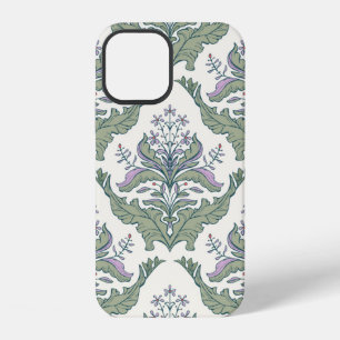 Coque iPhone 12 Motif sans couture classique à damas floral
