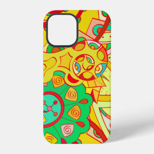 Coque iPhone 12 Motif sans couture de tracery. Conception de Mehnd
