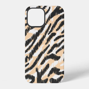 Coque iPhone 12 Motif sans couture vintage gribouillis fourrure zè