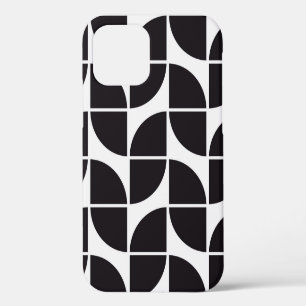 Coque iPhone 12 motif sans couture vintage. Texture moderne éléga