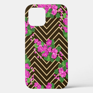 Coque iPhone 12 Motif sans parfum dans des fleurs douces. Dépôt