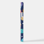 Coque iPhone 12 Motif spatial, Planètes, Étoiles, Cosmos, Galaxie (Côté droit)
