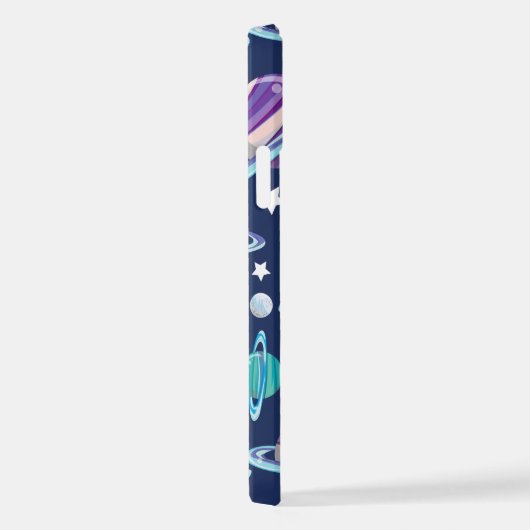 Coque iPhone 12 Motif spatial, Planètes, Étoiles, Galaxie, Cosmos (Côté droit)