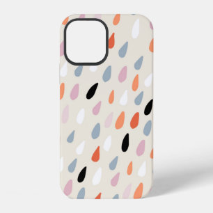Coque iPhone 12 Motif transparent avec des taches dessinées à la m