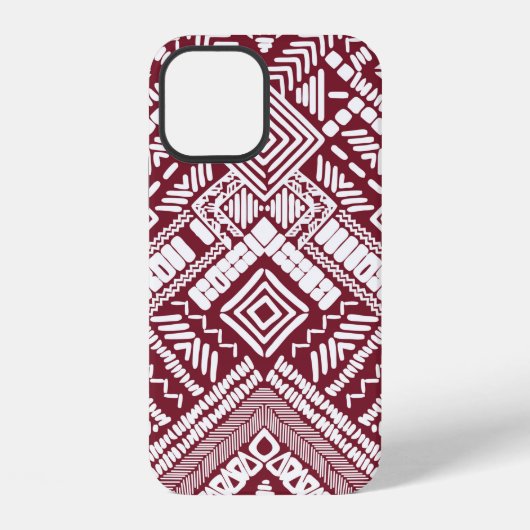 Coque iPhone 12 Motif transparent Aztec (Verso)