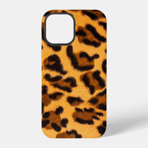 Coque iPhone 12 Motif transparent de fourrure de léopard