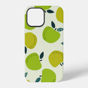 Coque iPhone 12 Motif transparent de pomme. Illustration de thème