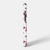 Coque iPhone 12 Motif Vin Rouge (Côté gauche)