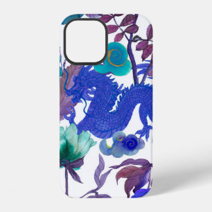 Coque iPhone 12 motifs traditionnels asiatiques vintage sans coutu