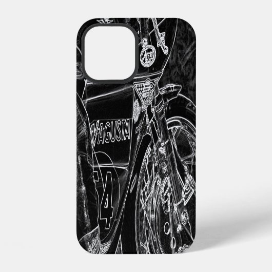 Coque iPhone 12 Motocyclette 1 iphcna (Verso)