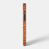 Coque iPhone 12 Mur de briques mur de briques rouges mur (Côté gauche)
