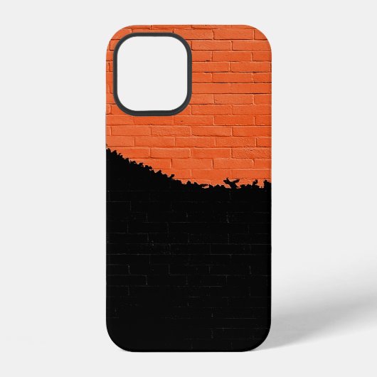 Coque iPhone 12 Mur de briques peintes (Verso)
