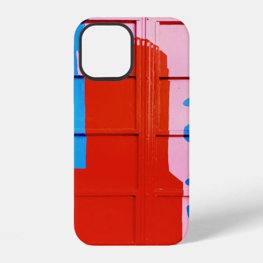 Coque iPhone 12 Mur rouge peint (Verso)