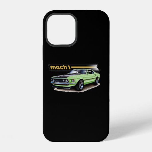 Coque iPhone 12 Mustang Mach 1 (Verso)