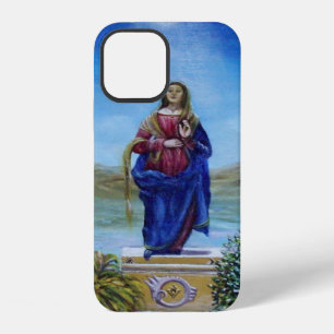 Coque iPhone 12 NOTRE-DAME DE LUMIÈRE Madonna de l'Immaculée Conce