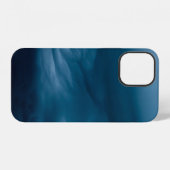 Coque iPhone 12 Nuages de cumulus bleus (Verso Horizontal)