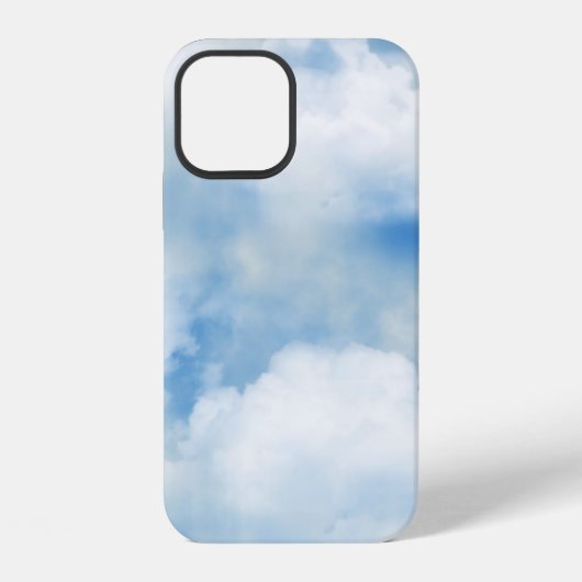 Coque iPhone 12 Nuages fluides (Verso)