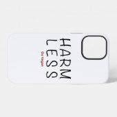 Coque iPhone 12 Nuire moins - Devenez végétalien (Verso Horizontal)
