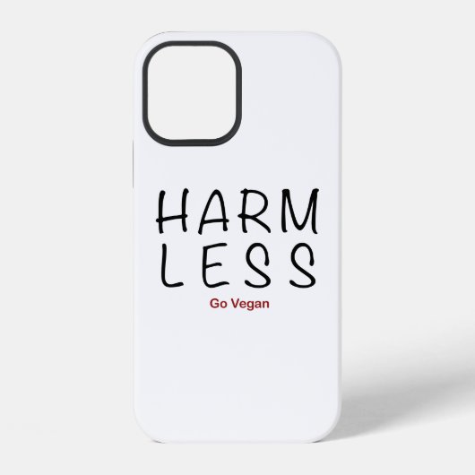 Coque iPhone 12 Nuire moins - Devenez végétalien (Verso)