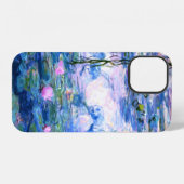 Coque iPhone 12 Nymphéas roses de Monet (Verso Horizontal)