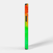 Coque iPhone 12 Œuvre d'art à texture riche abstraite. Modèle créa (Côté droit)
