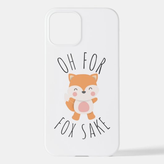 Coque iPhone 12 Oh pour Fox Sake (Verso)