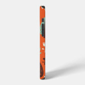 Coque iPhone 12 oies et forêt (Côté gauche)