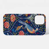 Coque iPhone 12 Oiseaux et Fleurs, William Morris (Verso Horizontal)