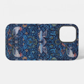 Coque iPhone 12 Oiseaux, William Morris (Verso Horizontal)