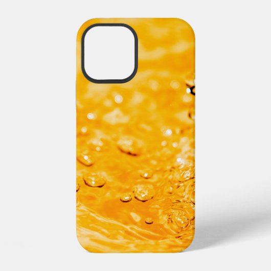 Coque iPhone 12 Ondulation de l'eau liquide surface propre (Verso)