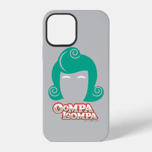 Coque iPhone 12 Oompa Loompa Graphique de cheveux (Verso)
