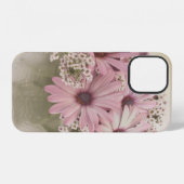 Coque iPhone 12 Ostéosperme rose (Verso Horizontal)