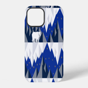 Coque iPhone 12 Ours polaire sur Iceberg Motif sans couture.