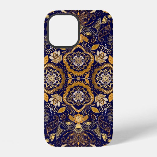 Coque iPhone 12 Paisley (Verso)