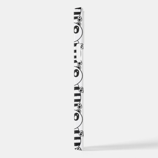 Coque iPhone 12 Panda Kids (Côté droit)