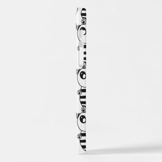 Coque iPhone 12 Panda Kids (Côté gauche)