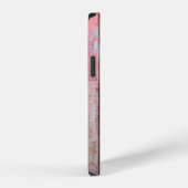 Coque iPhone 12 Panneau de clôture rouge verticalabstract,arrière- (Côté droit)