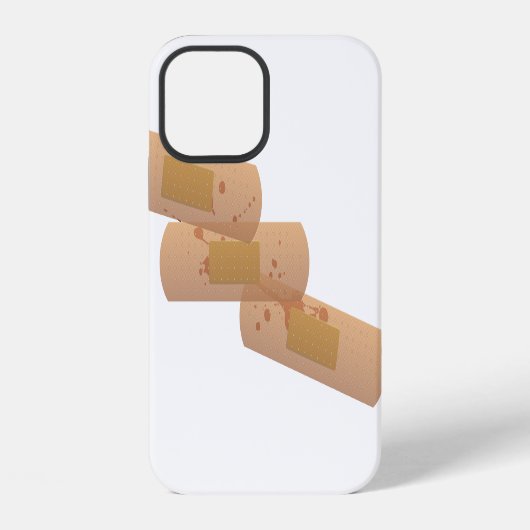 Coque iPhone 12 Pansements DRÔLES (Verso)