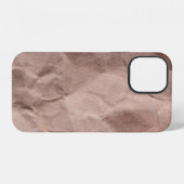 Coque iPhone 12 Papier froissé rustique (Verso Horizontal)