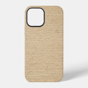 Coque iPhone 12 Papier Kraft Rustique : Fond Texturé.