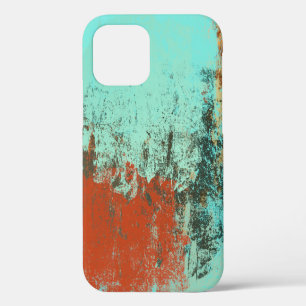 Coque iPhone 12 Papier peint d'art. Mélange de toile numérique. il