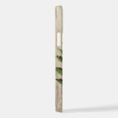 Coque iPhone 12 Papier tordu rustique Peinture à huile de bois Per (Côté droit)