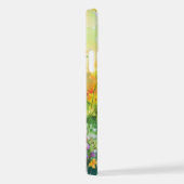 Coque iPhone 12 Papillon Bleu Orange ailes (Côté droit)