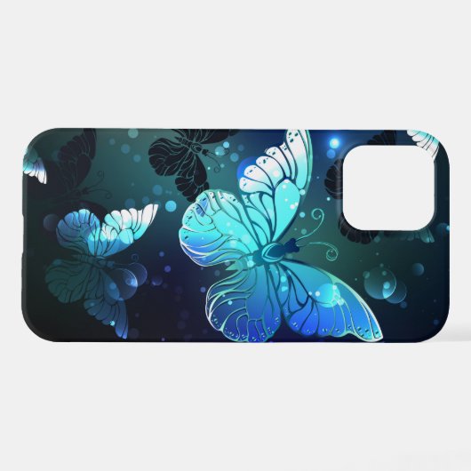 Coque iPhone 12 Papillon de nuit (Verso Horizontal)